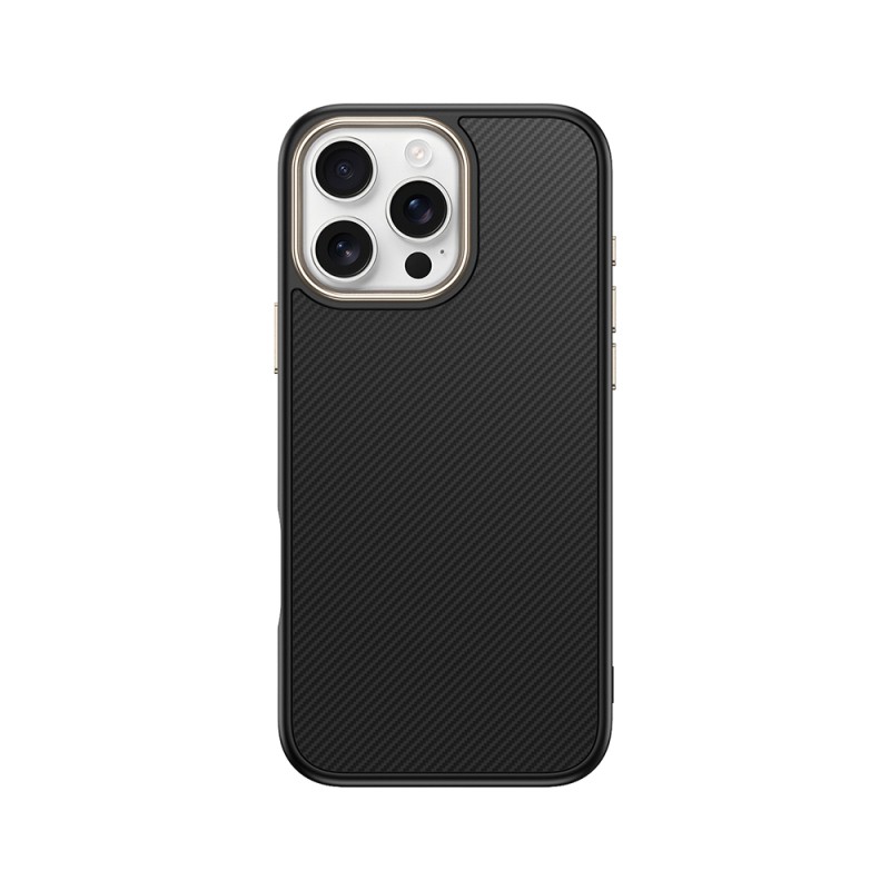 Apple iPhone 16 Pro Case Magsafe Charging Feature Carbon Fiber Look Zore Antina Cover - 2