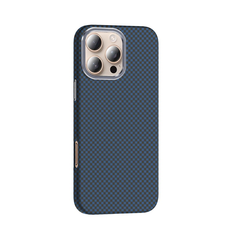 Apple iPhone 16 Pro Case Magsafe Charging Feature Carbon Fiber Look Zore Gros Cover - 10