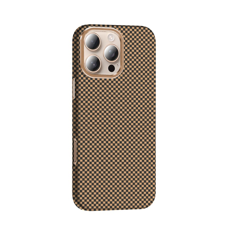 Apple iPhone 16 Pro Case Magsafe Charging Feature Carbon Fiber Look Zore Gros Cover - 18