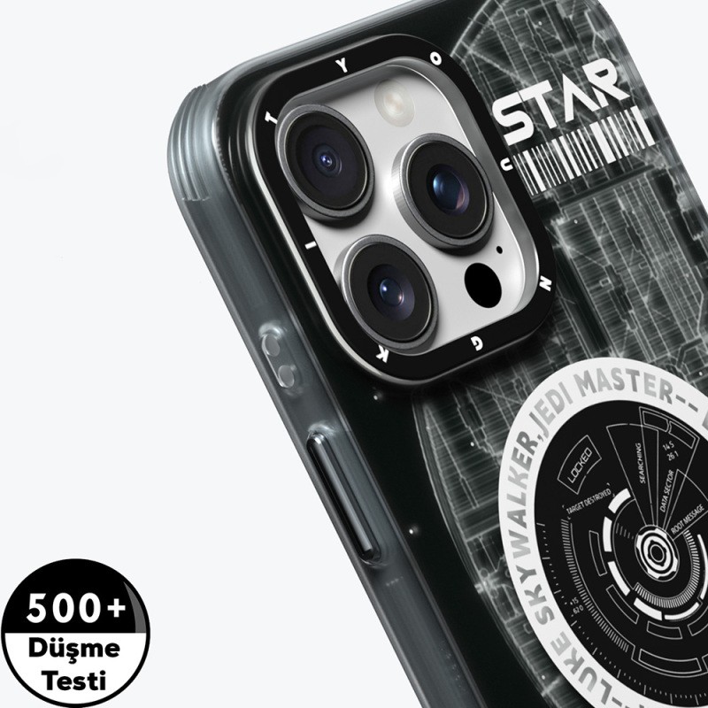 Apple iPhone 16 Pro Case Magsafe Charging Featured Airbag Hologram Design Youngkit Interstellar Series Cover - 10
