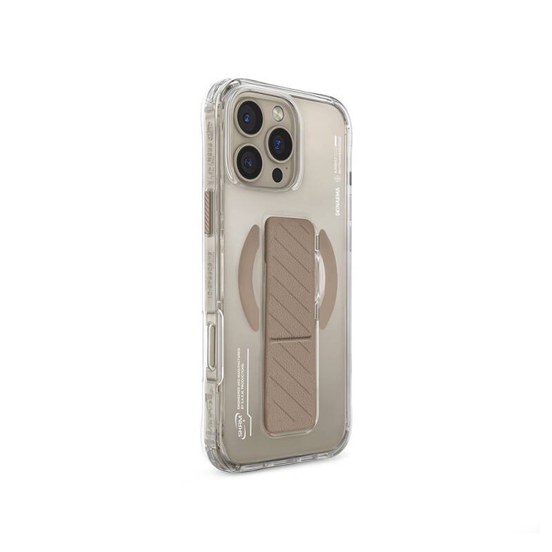 Apple iPhone 16 Pro Case Magsafe Charging Featured Technology Patterned Stand Skinarma Axon Cover - 8