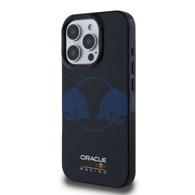 Apple iPhone 16 Pro Case Redbull Original Licensed Magsafe Charging Featured IML Double Bull Printed Hard PC Cover - 3