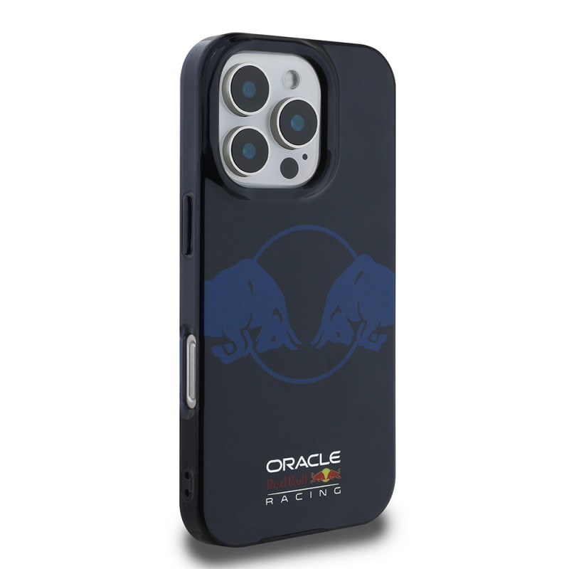 Apple iPhone 16 Pro Case Redbull Original Licensed Magsafe Charging Featured IML Double Bull Printed Hard PC Cover - 4