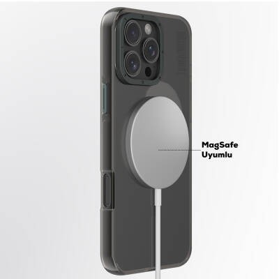 Apple iPhone 16 Pro Case Transparent Youngkit Crystal Shield Series Cover Magsafe Charging Feature - 11