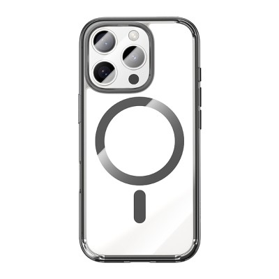 Apple iPhone 16 Pro Case with M-safe Charging and Airbag, Transparent, Benks LucentPro Series Cover - 1