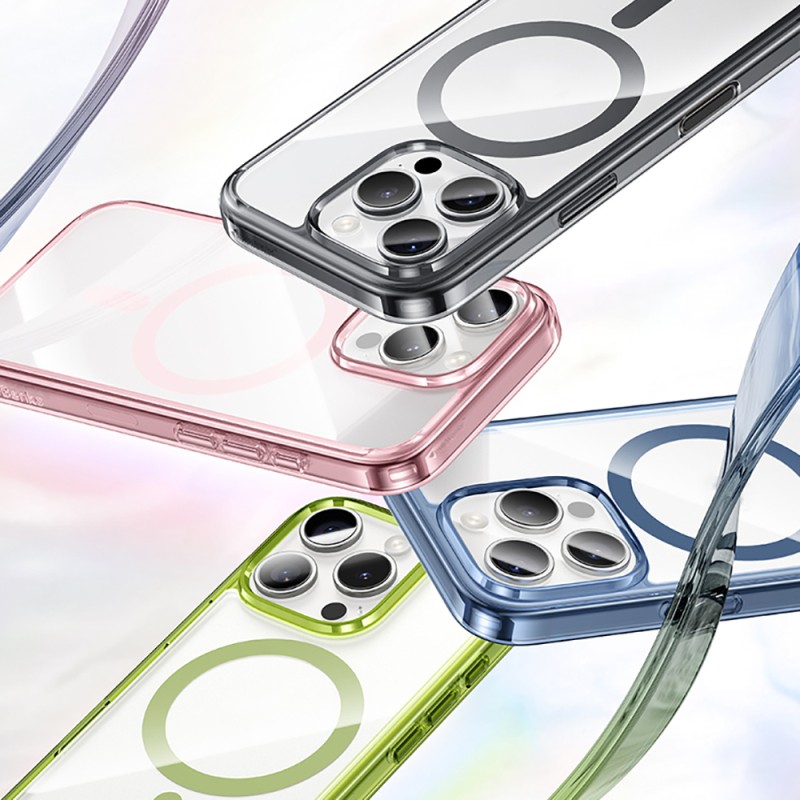 Apple iPhone 16 Pro Case with M-safe Charging and Airbag, Transparent, Benks LucentPro Series Cover - 4