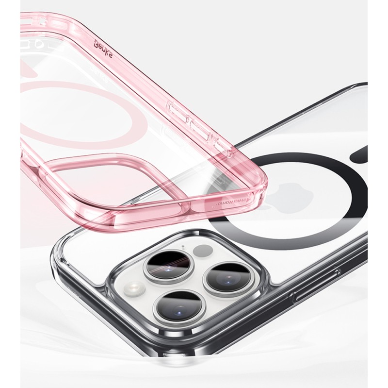 Apple iPhone 16 Pro Case with M-safe Charging and Airbag, Transparent, Benks LucentPro Series Cover - 5