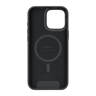 Apple iPhone 16 Pro Case with M-safe Charging Feature Aramid Fiber Pitaka Military-Grade Classic Series New Logo Black-Grey Twill Cover - 3