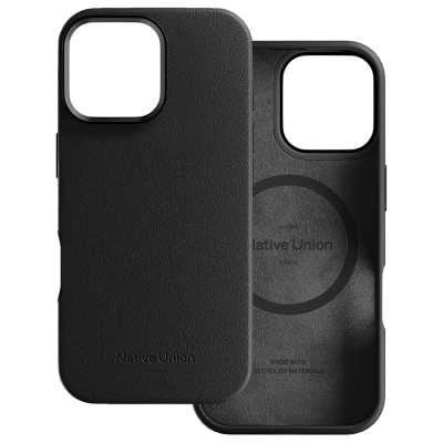 Apple iPhone 16 Pro Case with M-safe Charging Feature, Leather Look, Native Union 2024 Active Series Cover - Native Union