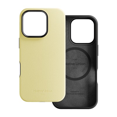 Apple iPhone 16 Pro Case with M-safe Charging Feature, Leather Look, Native Union 2024 Active Series Cover - 9