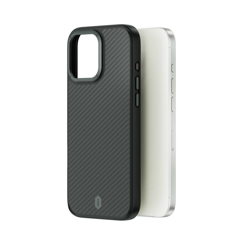 Apple iPhone 16 Pro Case Wiwu DCC-205 Magsafe Charging Featured Aramid Fiber Design Cover - 5