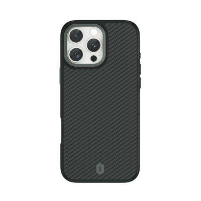 Apple iPhone 16 Pro Case Wiwu DCC-205 Magsafe Charging Featured Aramid Fiber Design Cover - 2