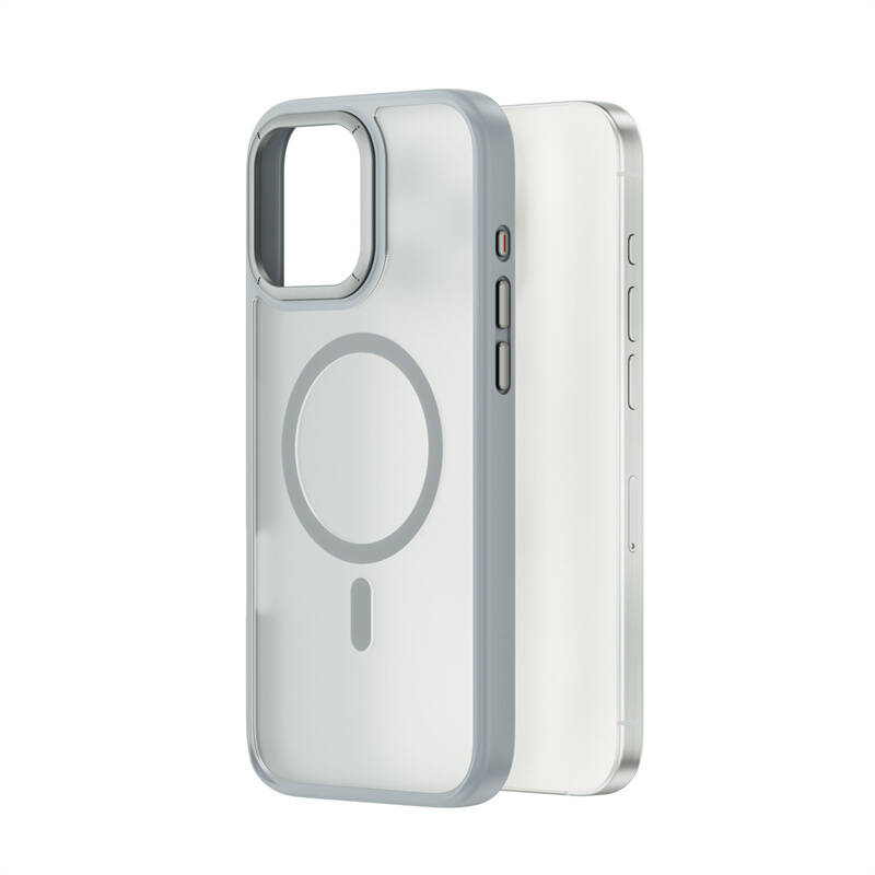 Apple iPhone 16 Pro Case Wiwu FGG-012 ArmorPro Series Magsafe Charging Featured Fingerprint-Free Case - 8