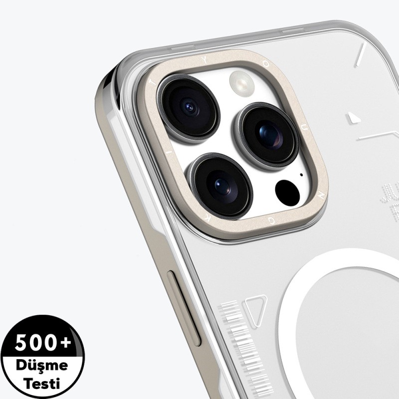 Apple iPhone 16 Pro Case Youngkit Mecha Cover with Magsafe Charging Feature and Removable Back Surface - 5