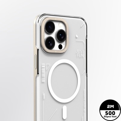 Apple iPhone 16 Pro Case Youngkit Mecha Cover with Magsafe Charging Feature and Removable Back Surface - 11