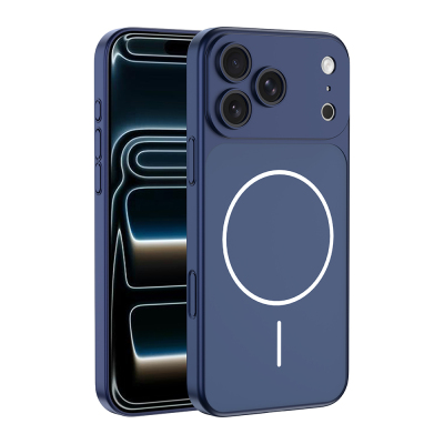 Apple iPhone 16 Pro Case Zore M-Safe Charging Camera Protection Spark Cover - Zore