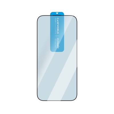 Apple iPhone 16 Pro CaseWorld 3D Eyesafe Blue Light Technology 0.15mm Tempered Glass Screen Protector + Application Tool - 6