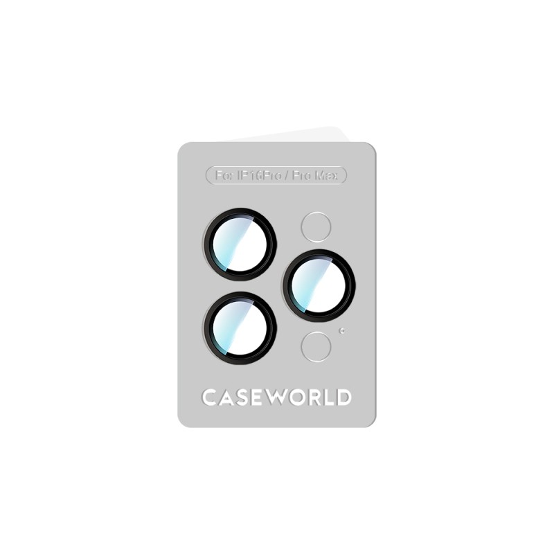 Apple iPhone 16 Pro CaseWorld Alloy Two-Color Serisi Lens Koruyucu - 19
