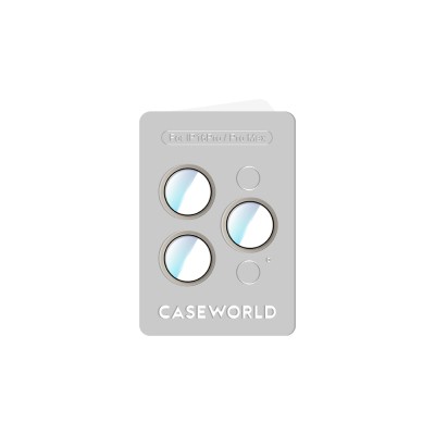 Apple iPhone 16 Pro CaseWorld Alloy Two-Color Serisi Lens Koruyucu - 20