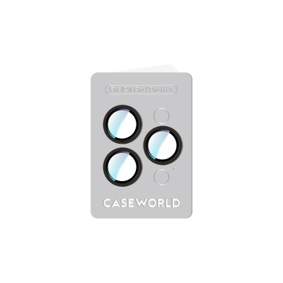 Apple iPhone 16 Pro CaseWorld Carbon Fiber Series Anti-Reflective Ultra Clear Camera Lens Protector - 8