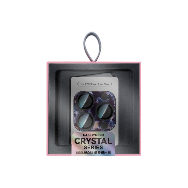 Apple iPhone 16 Pro CaseWorld Crystal Color Serisi Full Kamera Lens Koruyucu - 9