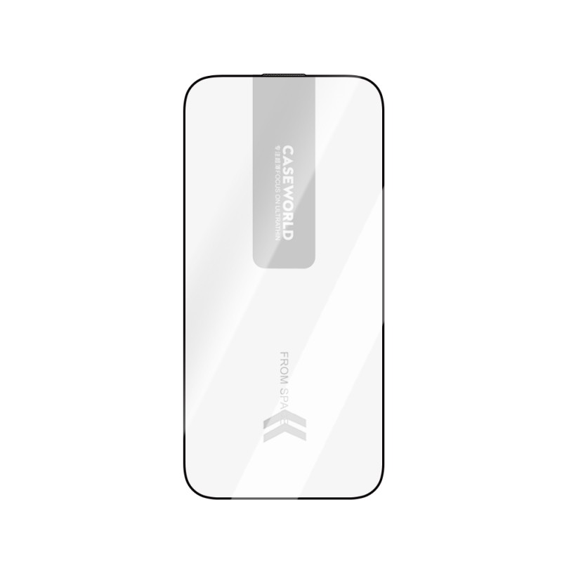 Apple iPhone 16 Pro CaseWorld Ultra-Thin Series TMQ 0.15mm HD 3D Glass Screen Protector + Application Tool - 6
