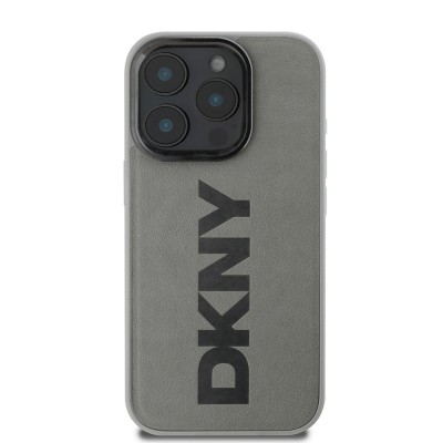 Apple iPhone 16 Pro Kılıf DKNY Orjinal Lisanslı M-safe Şarj Özellikli PU Deri Plain Kapak - 5