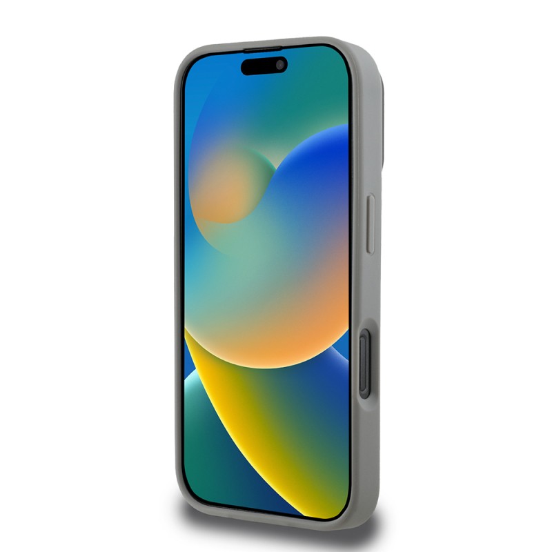 Apple iPhone 16 Pro Kılıf DKNY Orjinal Lisanslı M-safe Şarj Özellikli PU Deri Plain Kapak - 7