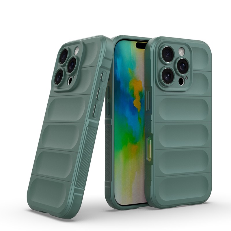 Apple iPhone 16 Pro Kılıf Esnek TPU Oyuklu Arka Yüzey Tasarımlı Zore Etnik Silikon Kapak - 16