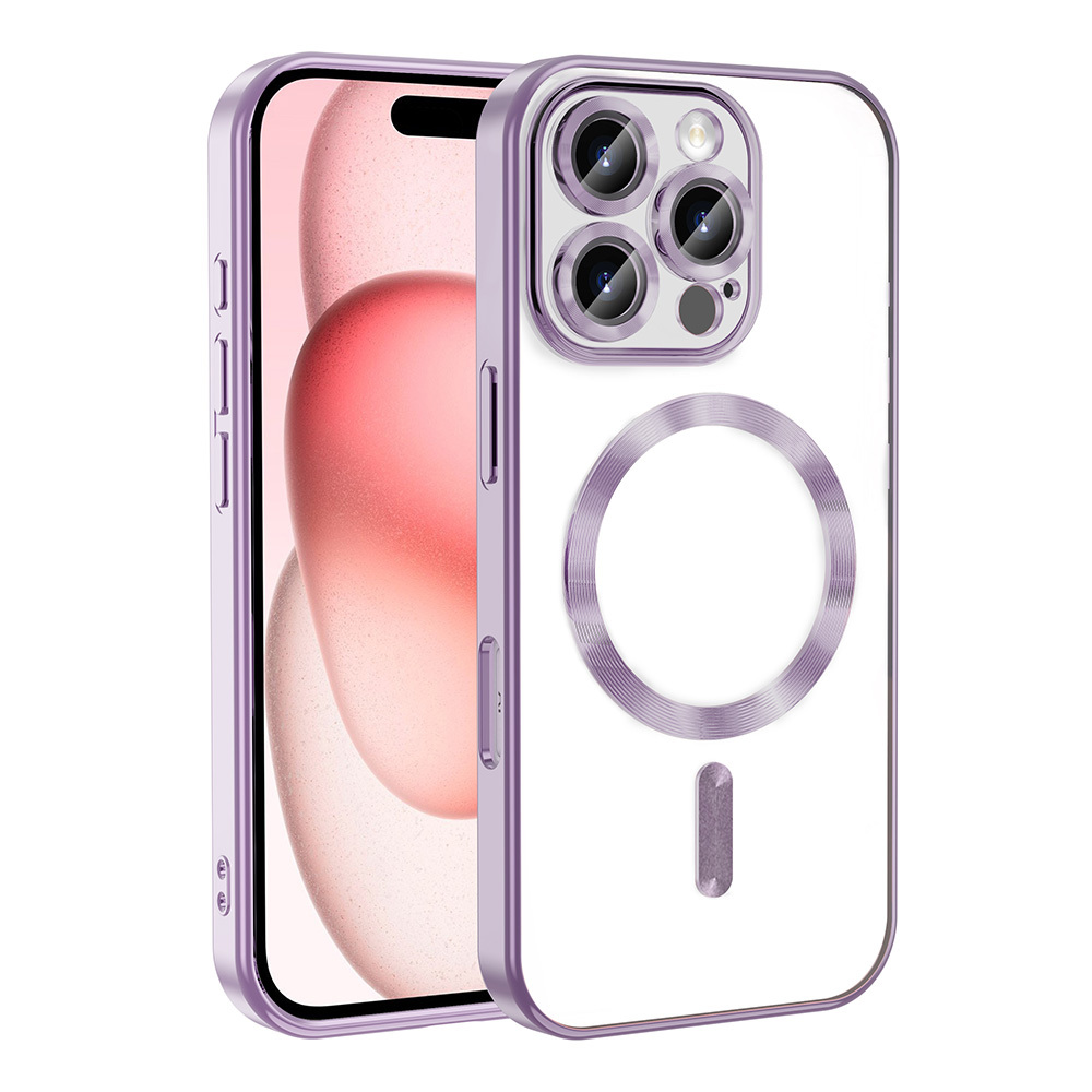 Apple iPhone 16 Pro Kılıf Kamera Korumalı M-safe Wireless Şarj