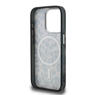 Apple iPhone 16 Pro Kılıf Karl Lagerfeld Orjinal Lisanslı IML Leopar Baskılı Kapak - 8