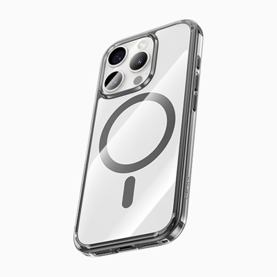 Apple iPhone 16 Pro Kılıf M-safe Şarj Özellikli Airbagli Şeffaf Benks LucentPro Serisi Kapak - 3