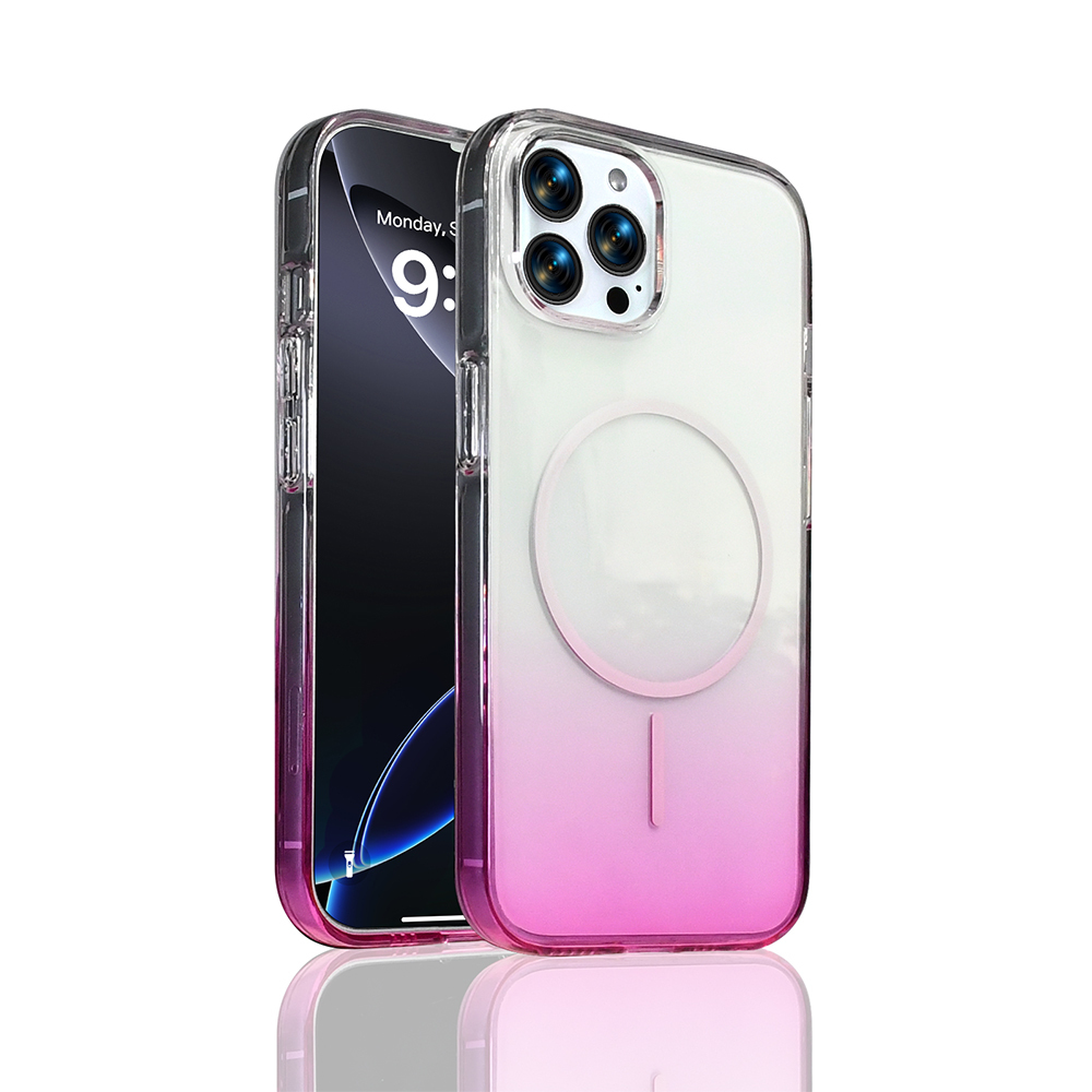 iPhone 16 Pro Kılıf M-Safe Şarj Özellikli Zore Septik Silikon Kapak - Mor