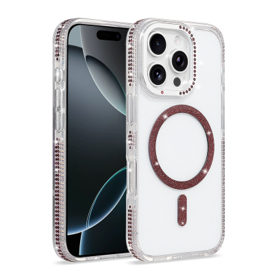 Apple iPhone 16 Pro Kılıf M-safe Şarj Özellikli Zore Tera Silikon Kapak - Zore