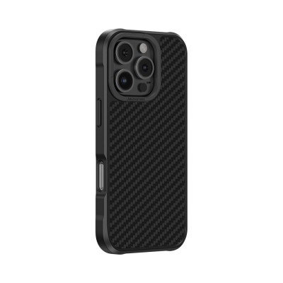 Apple iPhone 16 Pro Kılıf M-safe Şarj Özellikli 1500D Aramid Fiber Amazingthing Titan Max Serisi Kapak - 4