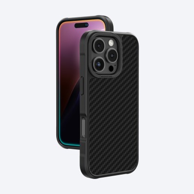 Apple iPhone 16 Pro Kılıf M-safe Şarj Özellikli 1500D Aramid Fiber Amazingthing Titan Max Serisi Kapak - 5