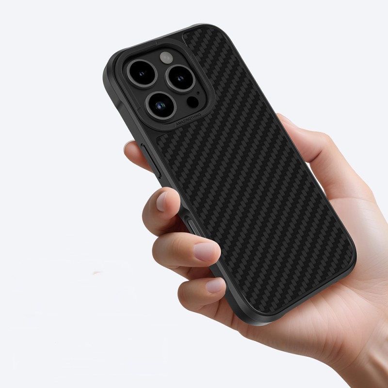 Apple iPhone 16 Pro Kılıf M-safe Şarj Özellikli 1500D Aramid Fiber Amazingthing Titan Max Serisi Kapak - 6