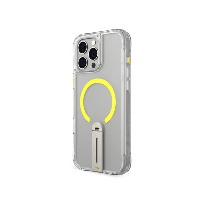 Apple iPhone 16 Pro Kılıf M-safe Şarj Özellikli 360 Derece Dönebilen Standlı Skinarma Helix Kapak - 14