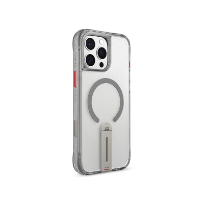 Apple iPhone 16 Pro Kılıf M-safe Şarj Özellikli 360 Derece Dönebilen Standlı Skinarma Helix Kapak - 10
