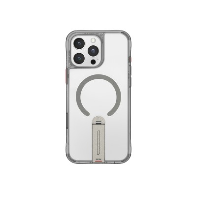 Apple iPhone 16 Pro Kılıf M-safe Şarj Özellikli 360 Derece Dönebilen Standlı Skinarma Helix Kapak - 4