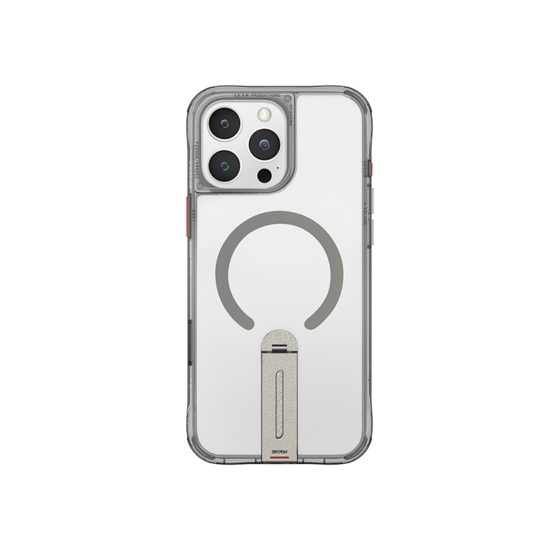 Apple iPhone 16 Pro Kılıf M-safe Şarj Özellikli 360 Derece Dönebilen Standlı Skinarma Helix Kapak - 4