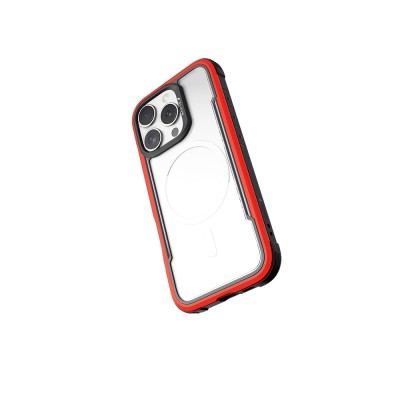 Apple iPhone 16 Pro Kılıf M-safe Şarj Özellikli Airbagli Raptic Shield Serisi Şeffaf Arka Yüzey Kapak - 28