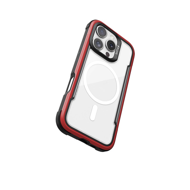 Apple iPhone 16 Pro Kılıf M-safe Şarj Özellikli Airbagli Raptic Shield Serisi Şeffaf Arka Yüzey Kapak - 29