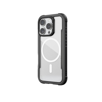 Apple iPhone 16 Pro Kılıf M-safe Şarj Özellikli Airbagli Raptic Shield Serisi Şeffaf Arka Yüzey Kapak - 33