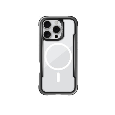 Apple iPhone 16 Pro Kılıf M-safe Şarj Özellikli Airbagli Raptic Shield Serisi Şeffaf Arka Yüzey Kapak - 6