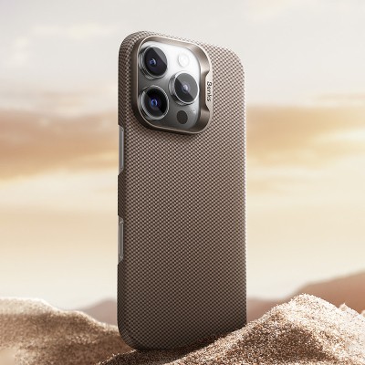 Apple iPhone 16 Pro Kılıf M-safe Şarj Özellikli Benks Yeni Seri ArmorTint ArmorAir Kevlar Karbon Kapak - 10