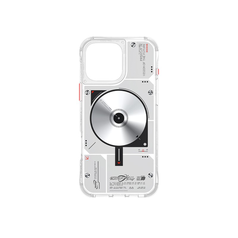 Apple iPhone 16 Pro Kılıf M-safe Şarj Özellikli Disk Desenli Airbag Tasarımlı Skinarma Nova Kapak - 10