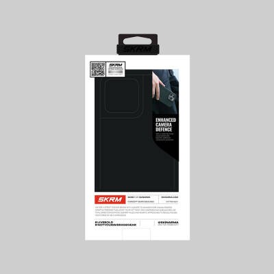 Apple iPhone 16 Pro Kılıf M-safe Şarj Özellikli Metal Kamera Çerçeveli Skinarma Mecha Serisi Kapak - 8