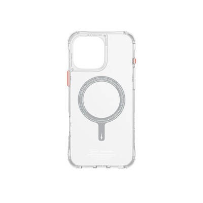 Apple iPhone 16 Pro Kılıf M-safe Şarj Özellikli Şeffaf Airbag Tasarımlı Skinarma Saido Kapak - 8