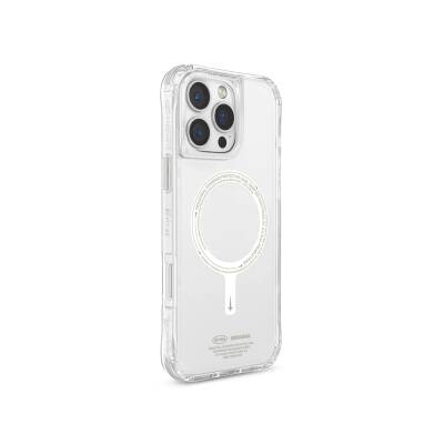 Apple iPhone 16 Pro Kılıf M-safe Şarj Özellikli Şeffaf Airbag Tasarımlı Skinarma Saido Nightglow Kapak - 2